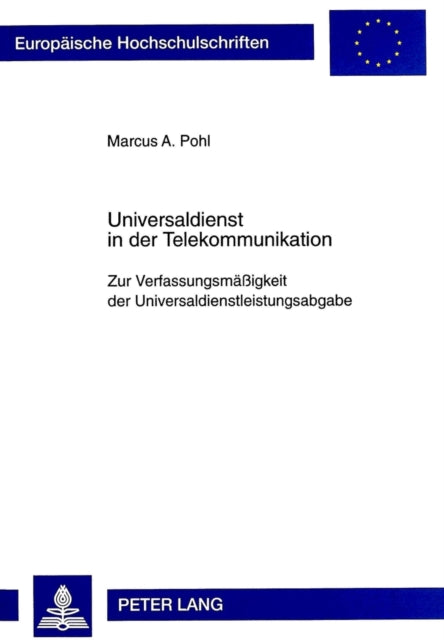 Book cover of: Universaldienst in der Telekommunikation