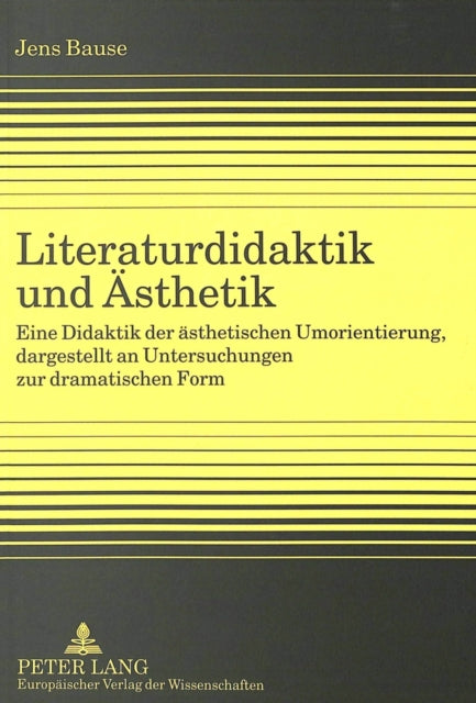 Book cover of: Literaturdidaktik und Aesthetik