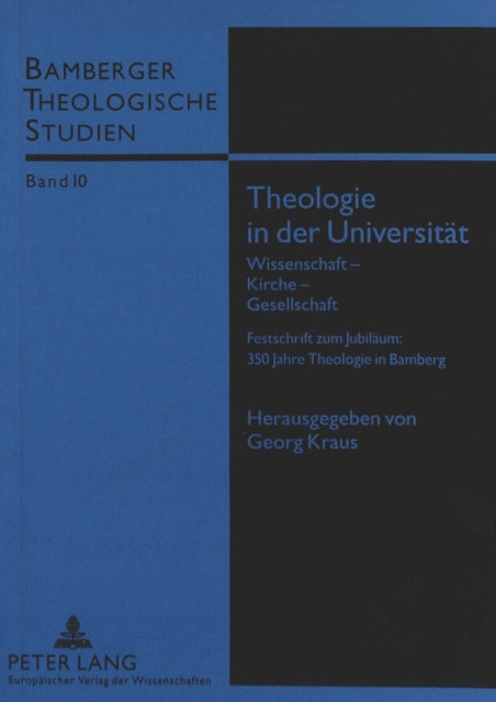 Book cover of: Theologie in der Universitaet. By: Georg Kraus