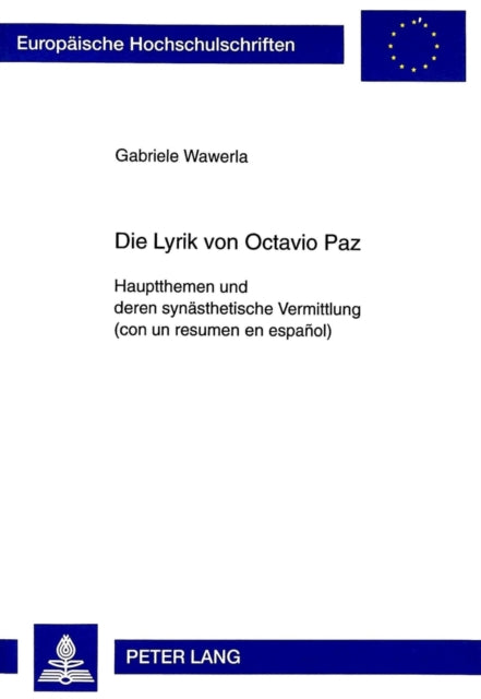 Book cover of: Die Lyrik Von Octavio Paz