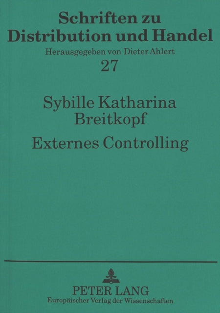 Book cover of: Externes Controlling. By: Sybille Katharina Breitkopf