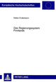 Book cover of: Das Regierungssystem Finnlands