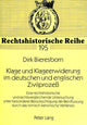 Book cover of: Klage und Klageerwiderung im deutschen und englischen Zivilproze. By: Dirk Bieresborn