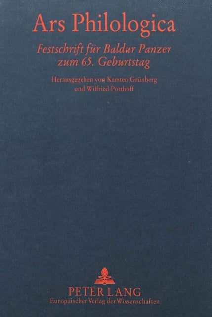 Book cover of: Ars Philologica