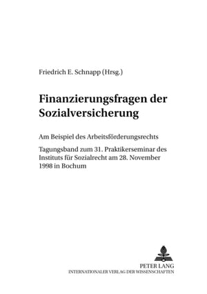 Finanzierungsfragen der Sozialversicherung