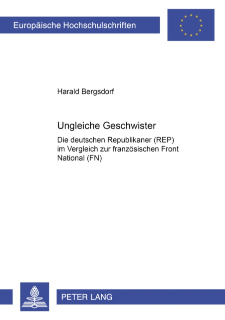 Book cover of: Ungleiche Geschwister. By: Harald Bergsdorf