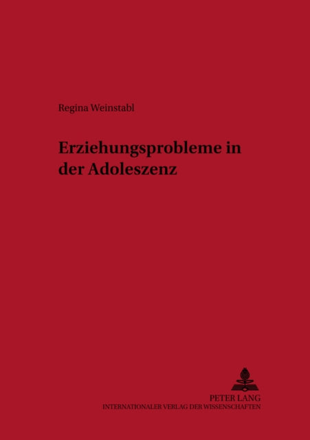 Book cover of: Erziehungsprobleme in Der Adoleszenz