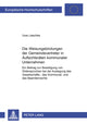 Book cover of: Die Weisungsbindungen Der Gemeindevertreter in Aufsichtsraeten Kommunaler Unternehmen