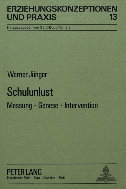 Book cover of: Schulunlust