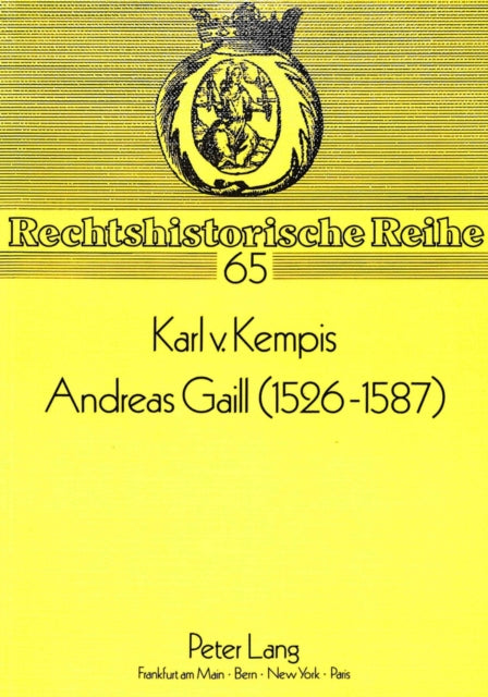Book cover of: Andreas Gaill (1526-1587)