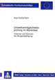 Book cover of: Umweltvertraeglichkeitspruefung im Warentest