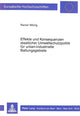 Book cover of: Effekte und Konsequenzen staatlicher Umweltschutzpolitik fuer urban-industrielle Ballungsgebiete