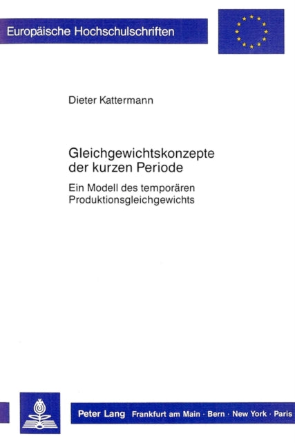 Book cover of: Gleichgewichtskonzepte der kurzen Periode
