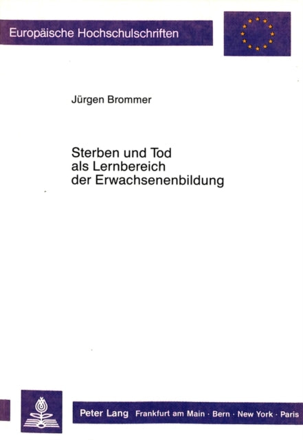 Book cover of: Sterben und Tod als Lernbereich der Erwachsenenbildung