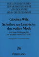 Book cover of: Schriften zur Geschichte der antiken Musik