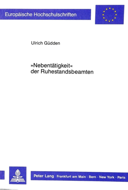 Book cover of: «Nebentaetigkeit» der Ruhestandsbeamten