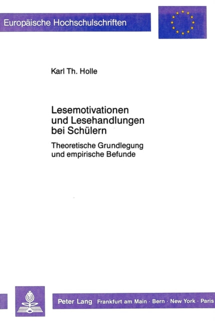 Book cover of: Lesemotivationen und Lesehandlungen bei Schuelern