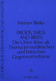 Book cover of: Prods, Taigs, and Brits: Die Ulster-Krise als Thema im nordirischen und britischen Gegenwartsdrama
