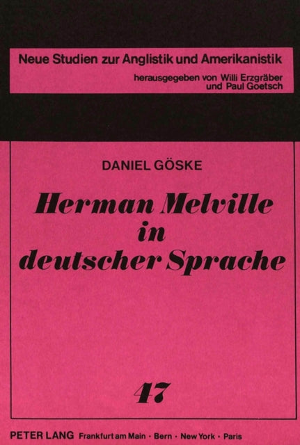 Book cover of: Herman Melville in deutscher Sprache