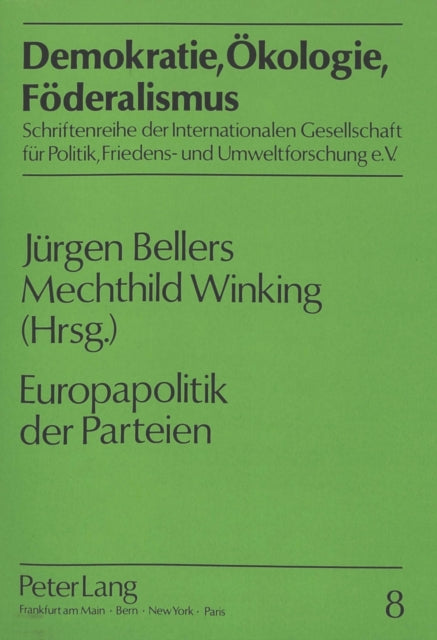 Book cover of: Europapolitik Der Parteien