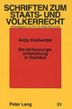 Book cover of: Die Verfassungsentwicklung in Namibia