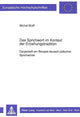Book cover of: Das Sprichwort im Kontext der Erziehungstradition