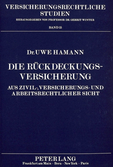 Book cover of: Die Rueckdeckungsversicherung