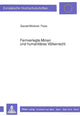 Book cover of: Fernverlegte Minen und humanitaeres Voelkerrecht