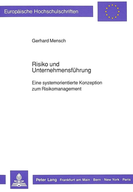 Book cover of: Risiko und Unternehmensfuehrung