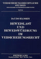 Book cover of: Beweislast und Beweiswuerdigung im Versicherungsrecht
