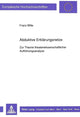 Book cover of: Abduktive Erklaerungsnetze