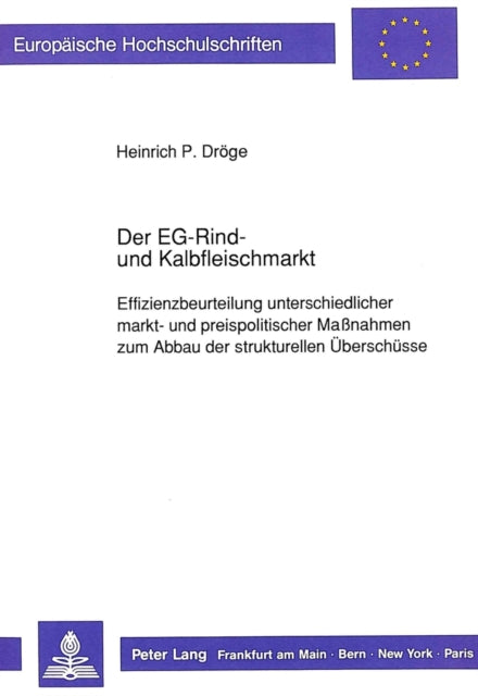 Book cover of: Der EG-Rind- und Kalbfleischmarkt