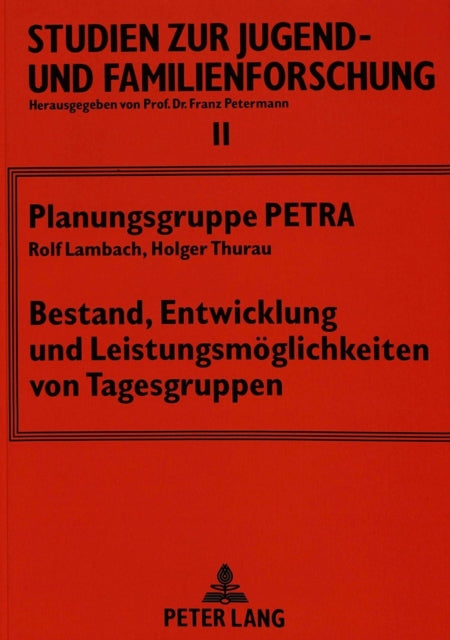 Book cover of: Bestand, Entwicklung Und Leistungsmoeglichkeiten Von Tagesgruppen