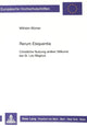 Book cover of: Rerum Eloquentia