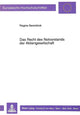 Book cover of: Das Recht des Notvorstands der Aktiengesellschaft