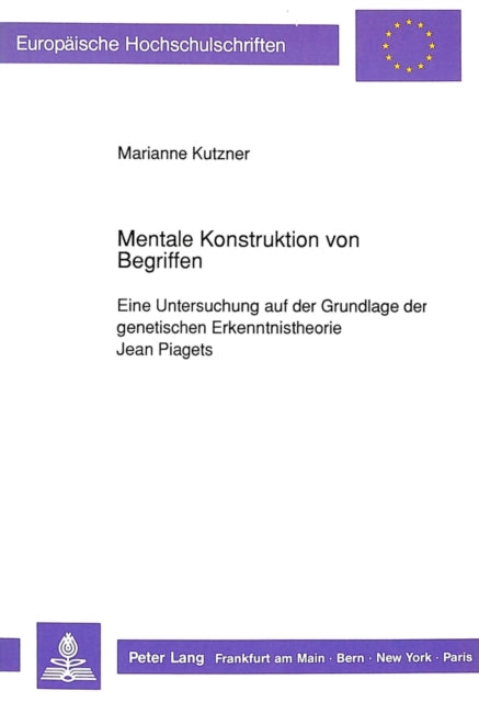 Book cover of: Mentale Konstruktion von Begriffen