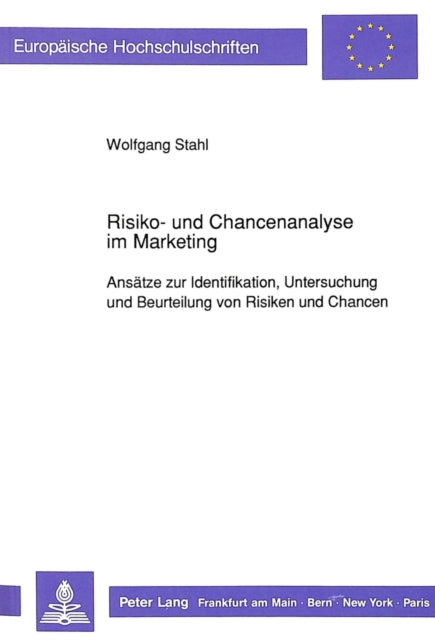 Book cover of: Risiko- und Chancenanalyse im Marketing