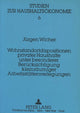 Book cover of: Wohnstandortdisposition privater Haushalte unter besonderer Beruecksichtigung kleinraeumiger Arbeitsstaettenverlegungen