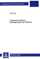 Book cover of: Volkswirtschaftliche Konsequenzen der Allfinanz