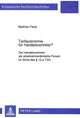 Book cover of: Tarifautonomie fuer Handelsvertreter?