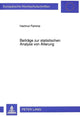 Book cover of: Beitraege zur statistischen Analyse von Alterung