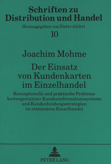 Book cover of: Der Einsatz Von Kundenkarten Im Einzelhandel