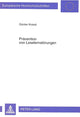 Book cover of: Praevention von Leselernstoerungen