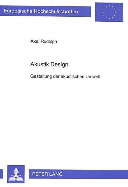 Book cover of: Akustik Design