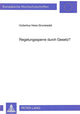 Book cover of: Regelungssperre durch Gesetz?