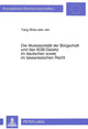 Book cover of: Die Akzessorietaet der Buergschaft und das AGB-Gesetz im deutschen sowie im taiwanesischen Recht
