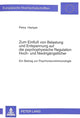 Book cover of: Zum Einflu von Belastung und Entspannung auf die psychophysische Regulation Hoch- und Niedrigaengstlicher