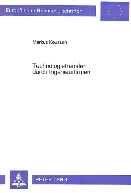 Book cover of: Technologietransfer durch Ingenieurfirmen