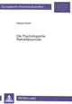 Book cover of: Die Psychologische Refraktaerperiode