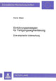 Book cover of: Einfuehrungsstrategien fuer Fertigungssegmentierung